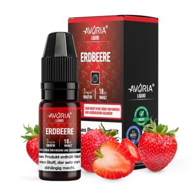 Avoria - Erdbeere Liquid 10ml - Dampf - Affe