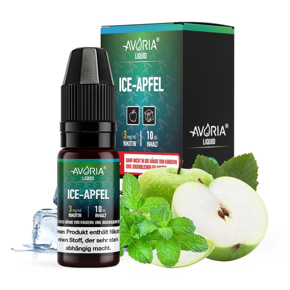 Avoria - Ice - Apfel Liquid 10ml - Dampf - Affe