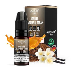 Avoria - Vanille - Karamell - Tabak Liquid 10ml - Dampf - Affe