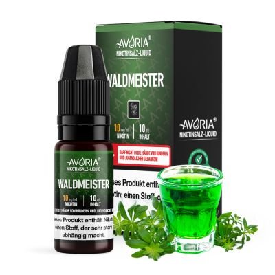 Avoria - Waldmeister Nikotinsalz 10ml - Dampf - Affe