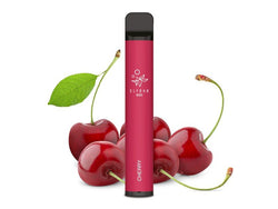 ELFBAR 600 - "Cherry" (Kirsche) - E - Shisha - ohne Nikotin - 600 Züge - Dampf - Affe