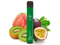 ELFBAR 600 - "Kiwi Passion Fruit Guava" (Kiwi, Maracuja, Guave) - E - Shisha - ohne Nikotin - 600 Züge - Dampf - Affe