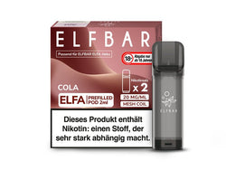 ELFBAR ELFA Prefilled Pod - Cola - 20mg - 2er Set - Dampf - Affe