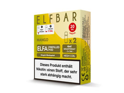 ELFBAR ELFA Prefilled Pod - Mango (Mango) - 20mg - 2er Set - Dampf - Affe