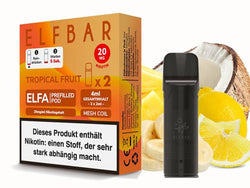 ELFBAR ELFA Prefilled Pod - Tropical Fruit (Tropische Früchte) - 20mg - 2er Set - Dampf - Affe