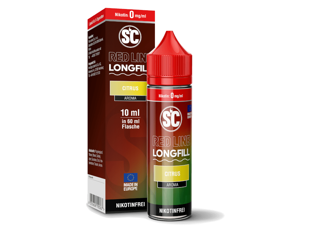 SC Red Line - Citrus - Longfill Liquid 10ml - Dampf - Affe