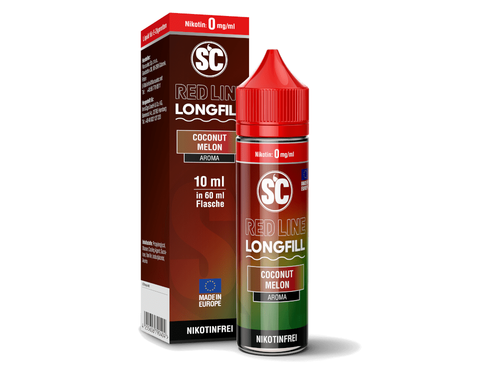 SC Red Line - Coconut - Melon - Longfill Liquid 10ml - Dampf - Affe